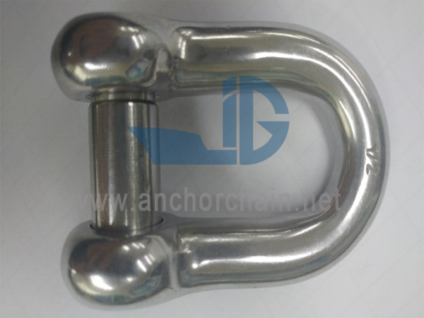 D- Shackle (με καρφίτσα νεροχύτη υποδοχής), SS304 Ή SS316