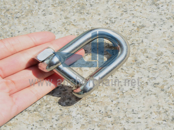 D- Shackle (Με καρφίτσα τετράγωνης κεφαλής), SS304 Ή SS316