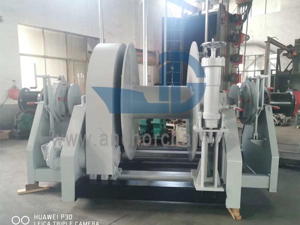 Hydraulic Single Windlass Double Shaft One Drum