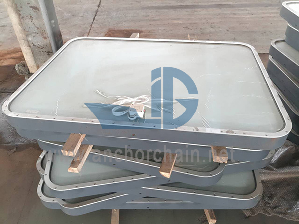 Παραλληλόγραμμο παράθυρο αλουμινίου marine με ηλεκτρικό τζάμι