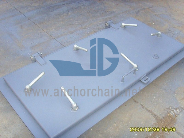 Στεγανή πόρτα Marine Steel (Τετράγωνη γωνία)