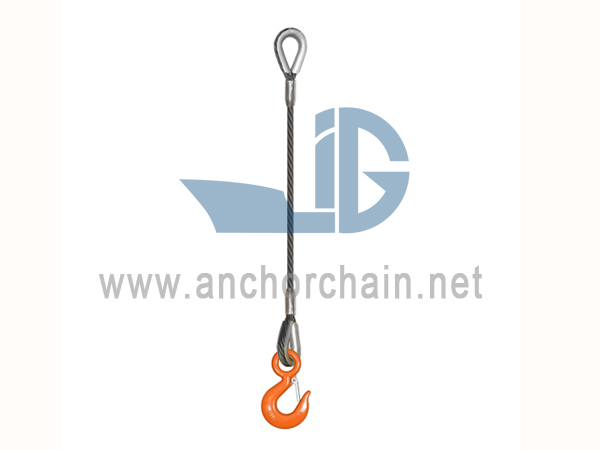 Slingle Leg Splied Sing Rope Sling